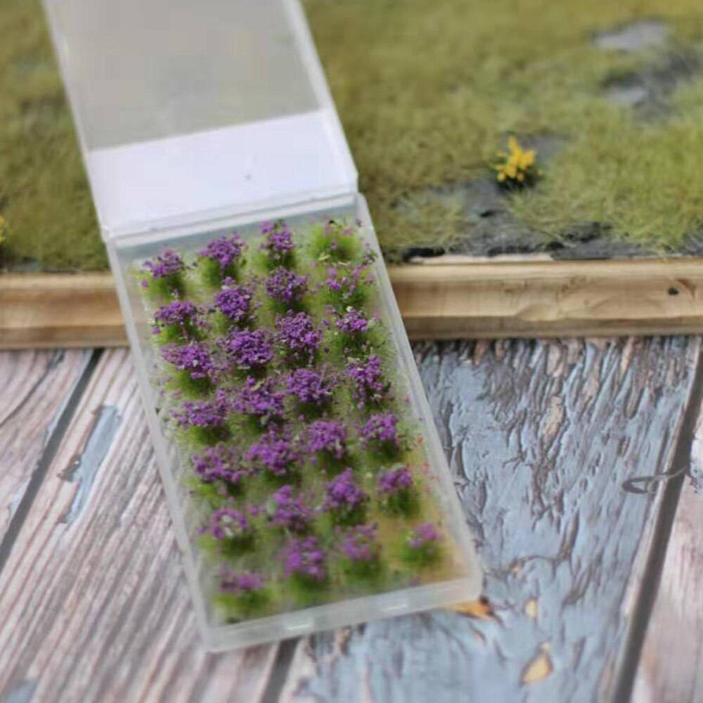 Modell scen terräng produktion simulering blomma vild ros blomma diy miniatyr landskap material: D