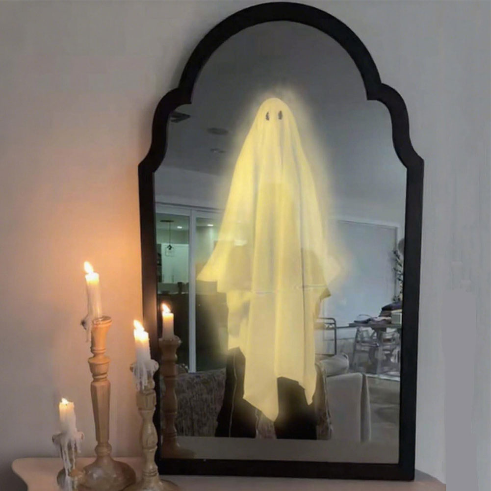Halloween Geisterspiegel Nachtlicht Halloween Gruseliger Spiegel Halloween Spukspiegel für Halloween Dekor