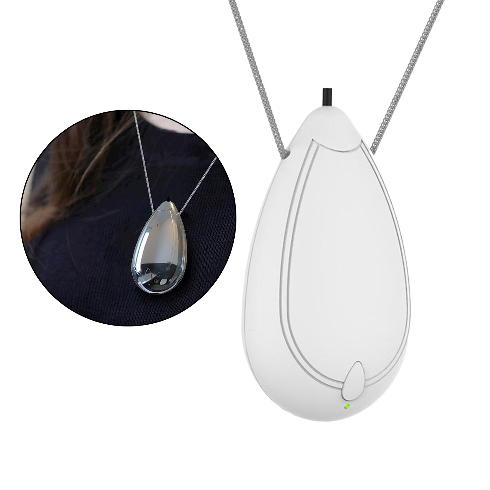 Mini Necklace Air Purifier Negative Ion Generator Ionizer Anion USB Charging
