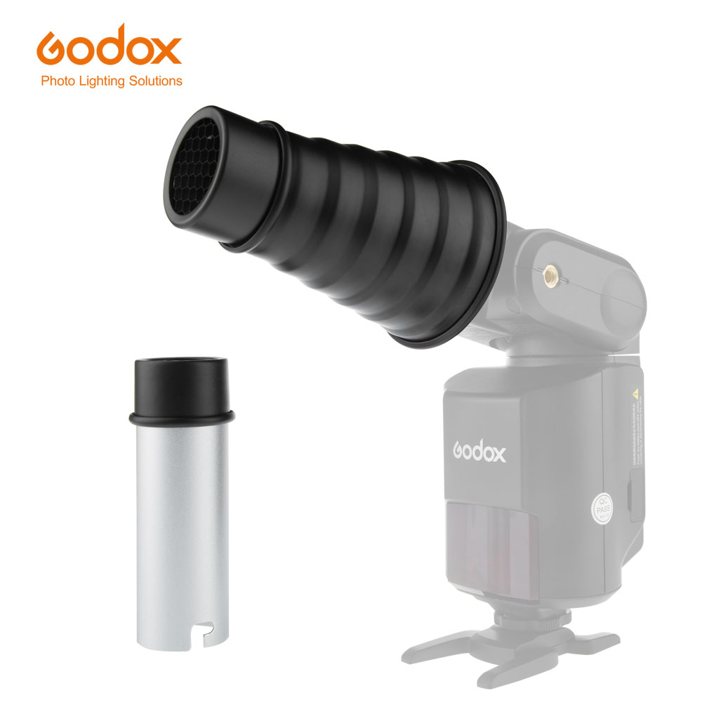 Godox AD-S9 Flash Snoot Met Honingraat Voor Witstro AD200 AD360II AD360 AD180 Flash Speedlite
