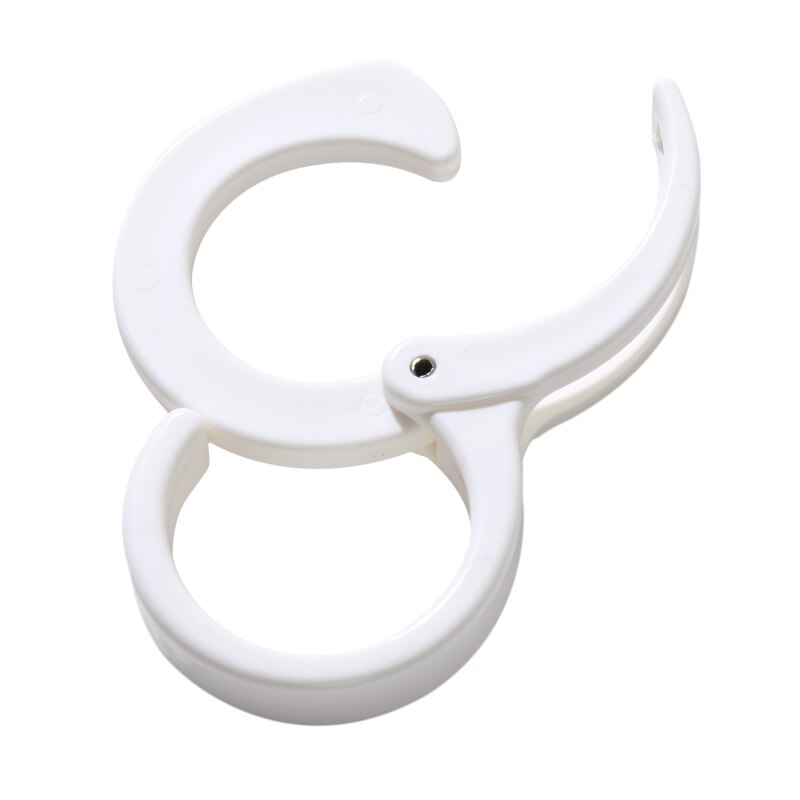 2pcs/Set Multi-function Card Position Hook Travel Foldable Hooks For Hanging Key Clothes Coat Bag Hanger Lock Buckle S-Hook