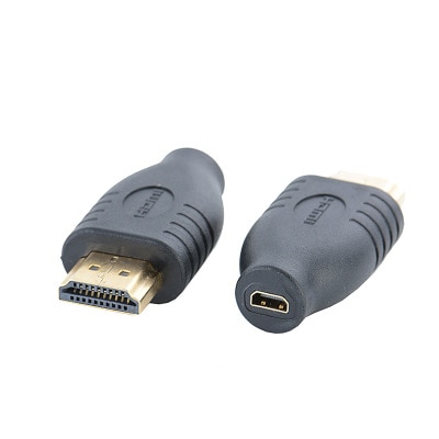 Professionele HDMI converter Zwart Standaard HDMI Male Type A naar Micro HDMI Type D Vrouwelijke Socket Adapter Mayitr