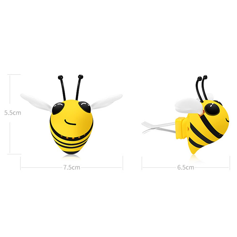 Bee Car Auto Outlet Vent Perfume Clip Scent Ornament Fragrance Air Freshener
