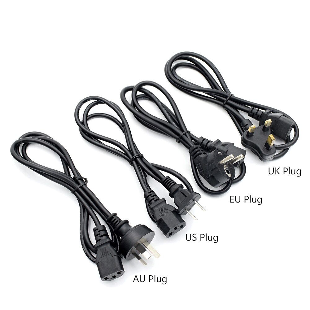 Ac Power AC100-240V Naar Dc 12V 2A/5A Voeding Adapter Kabel Cord Black Uk Us Eu Au voor Led Strip Light Plant Grow Strip Lamp