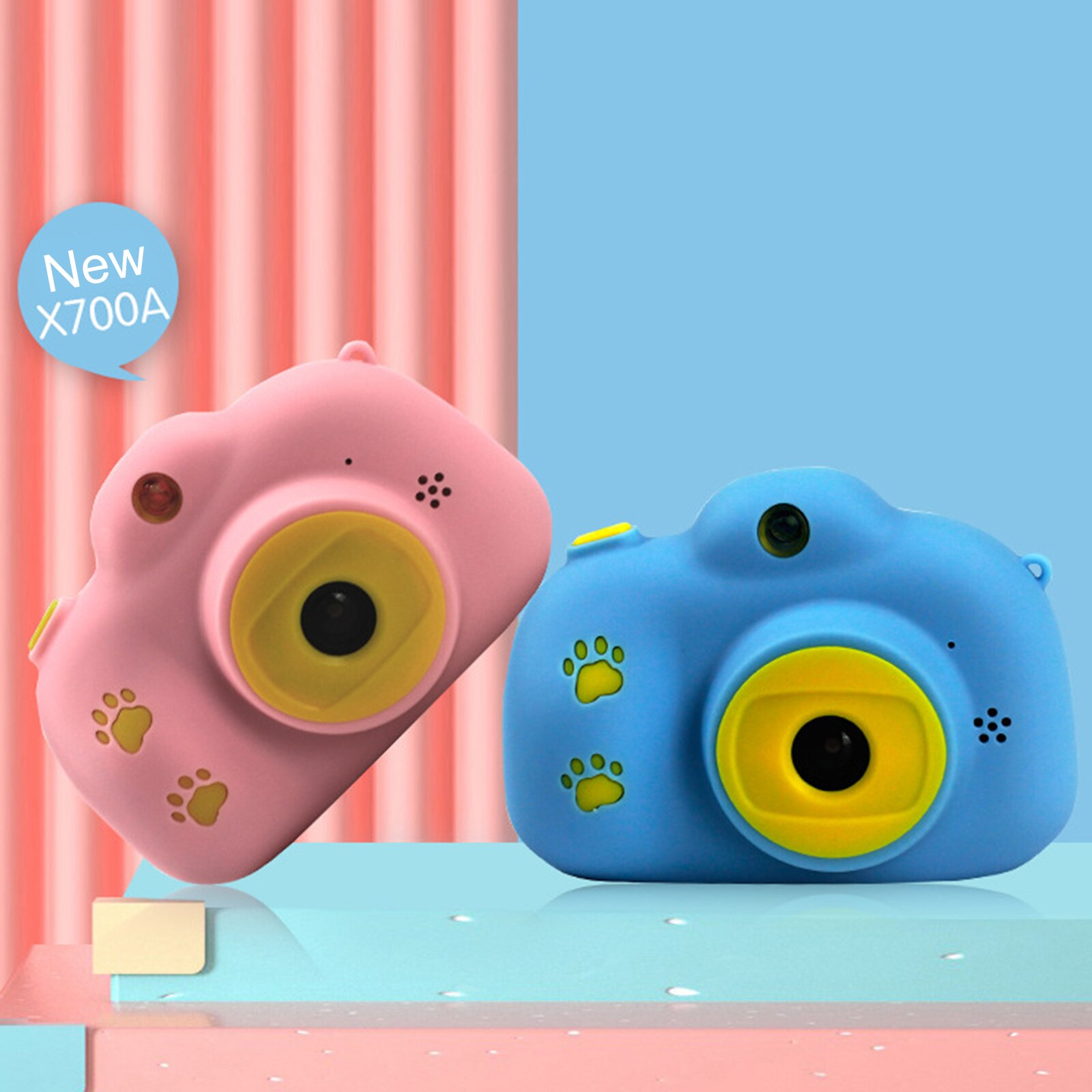 Aparat fotograficzny dla dzieci aparat cyfrowy dla dzieci aparat cyfrowy dla dzieci 2.4 Cal 20 megapikseli podwójny aparat 18MP mini kamera