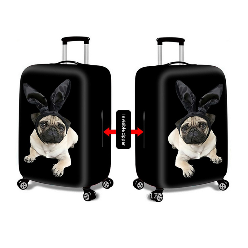 HMUNII-funda protectora para maleta equipaje elástico, cubierta antipolvo de novedosa, aplicable a 24 pulgadas, accesorios de viaje multifunción