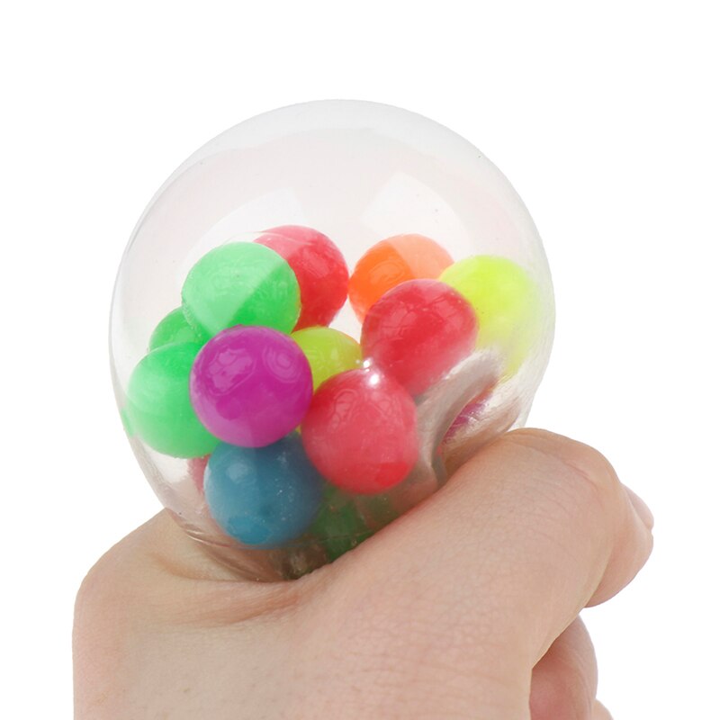 Anti Stress Gesicht Reliever Bunte Ball Autismus Stimmung Squeeze Relief Gesunde Spielzeug Lustige Gadget Vent Spielzeug Kinder Weihnachten