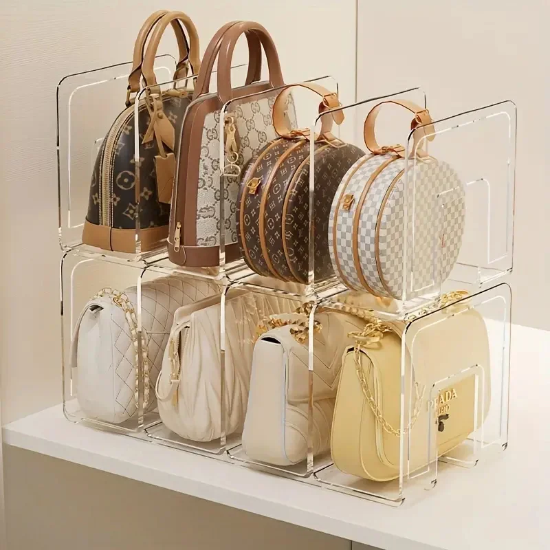 Clasificador de archivos acrílico, archivador transparente, organizador de escritorio acrílico, organizador de archivos de escritorio resistente, soporte para carpetas de archivos (1 paquete)
