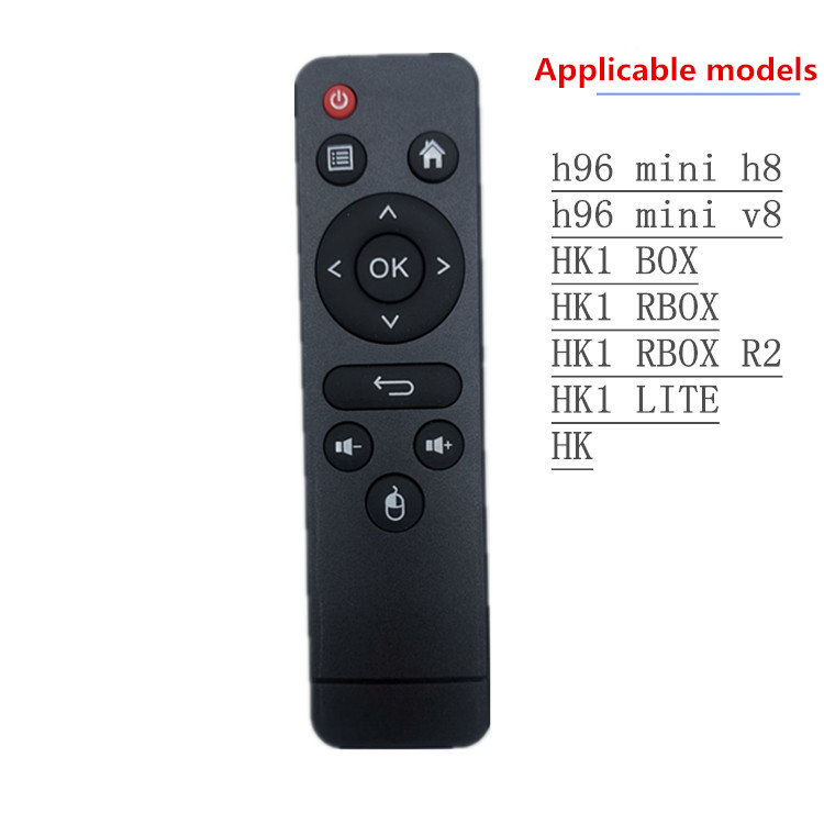 Mando a distancia IR para Android TV Box H96 max/tX6/X96q/X88 pro/HK1 box/H50/TX3mini/T95 plus/a95x f4, Control remoto de repuesto: Verde