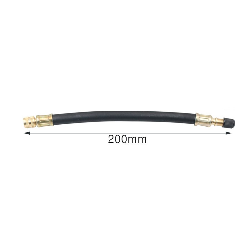 Vário trançado flexível mangueira de pneu válvula de borracha inflável mangueira fio de aço rodas carro pneu válvula hastes extensões tubo adaptador: 200mm