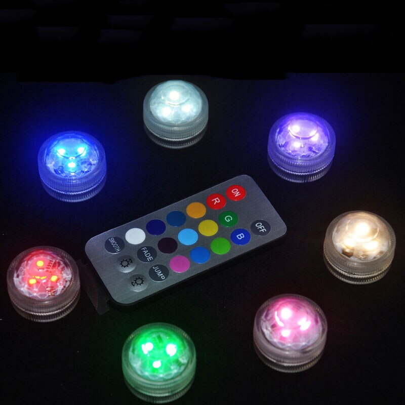 Remote Control Colorful Aquarium LED Lighting Diving LED Waterproof Underwater Electronic Submersible LED Light Fish Tank Lamp