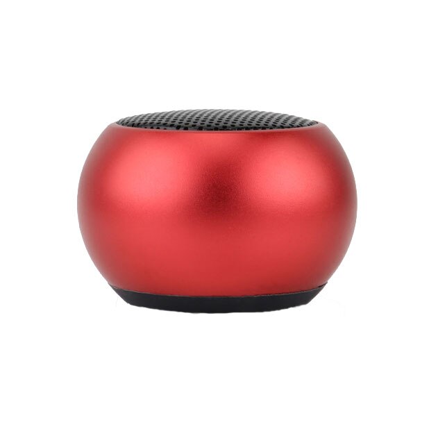 Aimitek BM3D Mini TWS Portable Bluetooth Speaker Echte Draadloze Stereo Subwoofer Handsfree Luidspreker met Microfoon voor Smartphones: Red