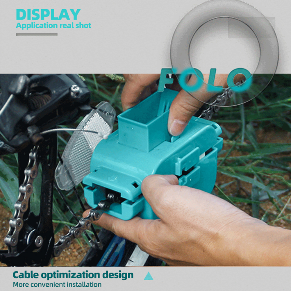 Bicycle Chain Cleaner Portable Outdoor Bike Gear Grunge Brushes Scrubber Wash Tools Cycling Accessories