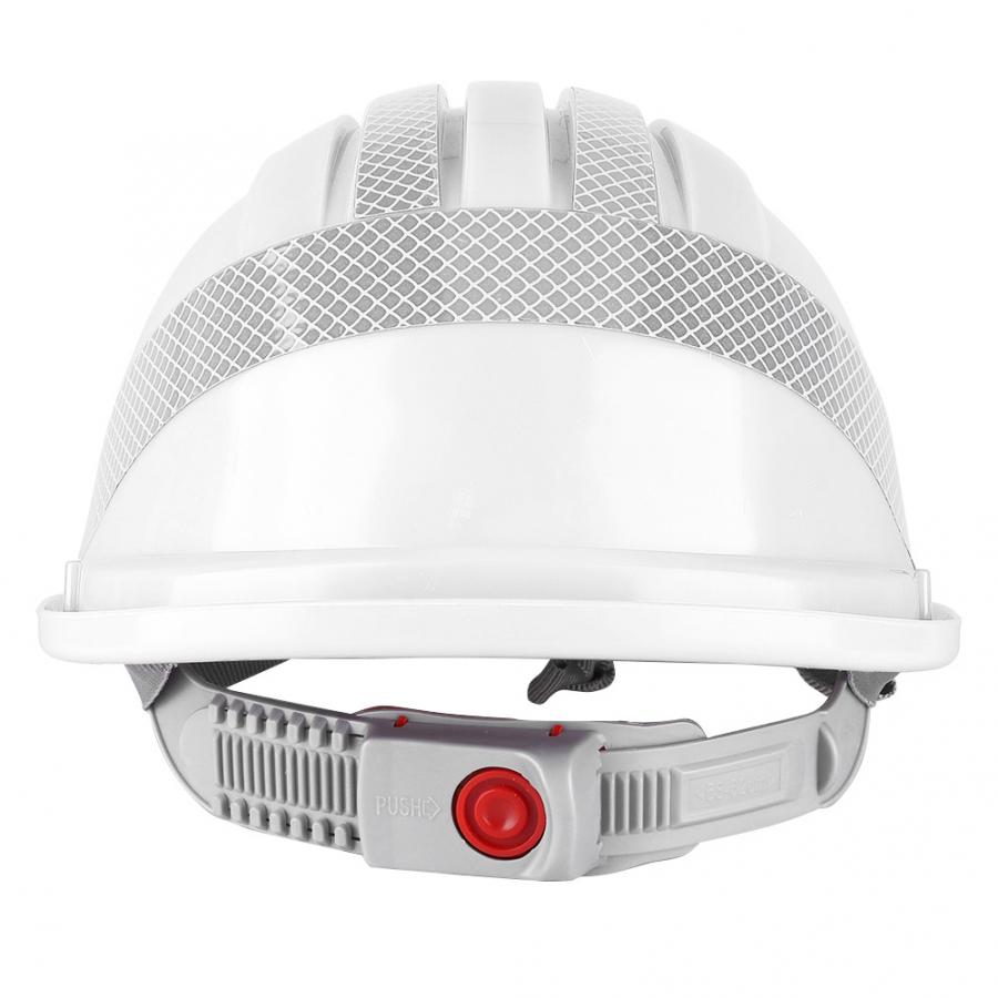 Safety Helmet Worker Construction Site Protective Cap Ventilate ABS Hard Hat Reflective Stripe Safety Helmet casco de seguridad