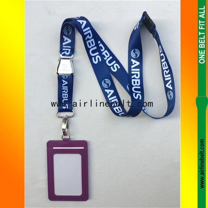 Airbus aircraft buckle lanyard with ID card holders Simple, convenient and durable great Aviation enthusiasts: 9