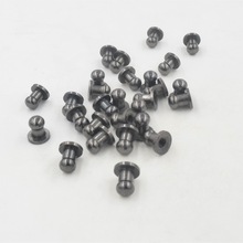 Ceinture de boutons à tête ronde, Rivet solide, bouton Chicago, goujons pour outils d'artisanat en cuir, 10 pièces/ensemble