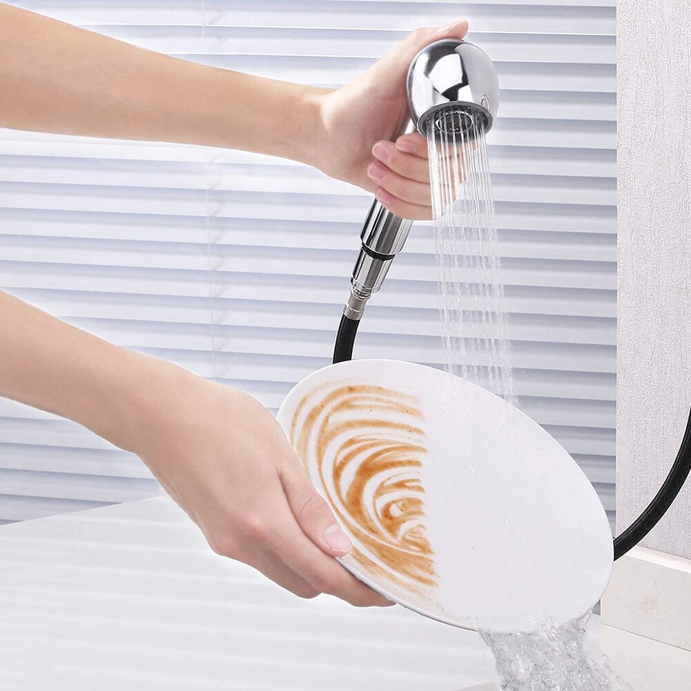 Pull Out Spray Head Replacement Universal Kitchen Sink Faucet Basin Mixer Tap 167*56mm Household Tap Accessories 2022