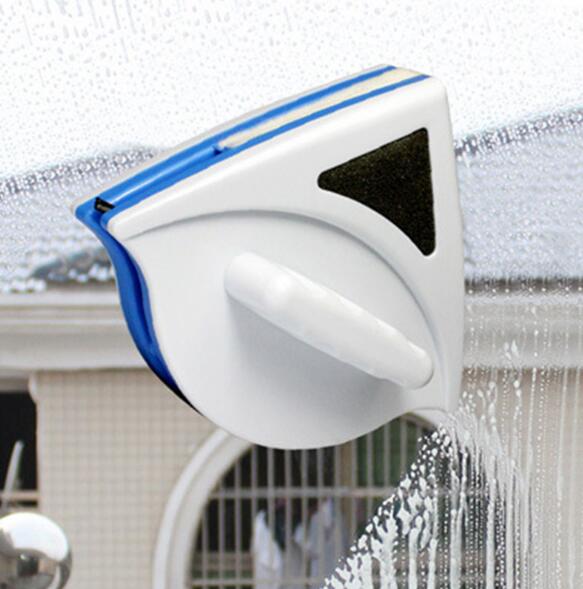 Håndholdt dobbelt side magnetisk vinduesglas rengøringsbørste til vask af vinduer renere glasoverfladebørste til køkken i badeværelset