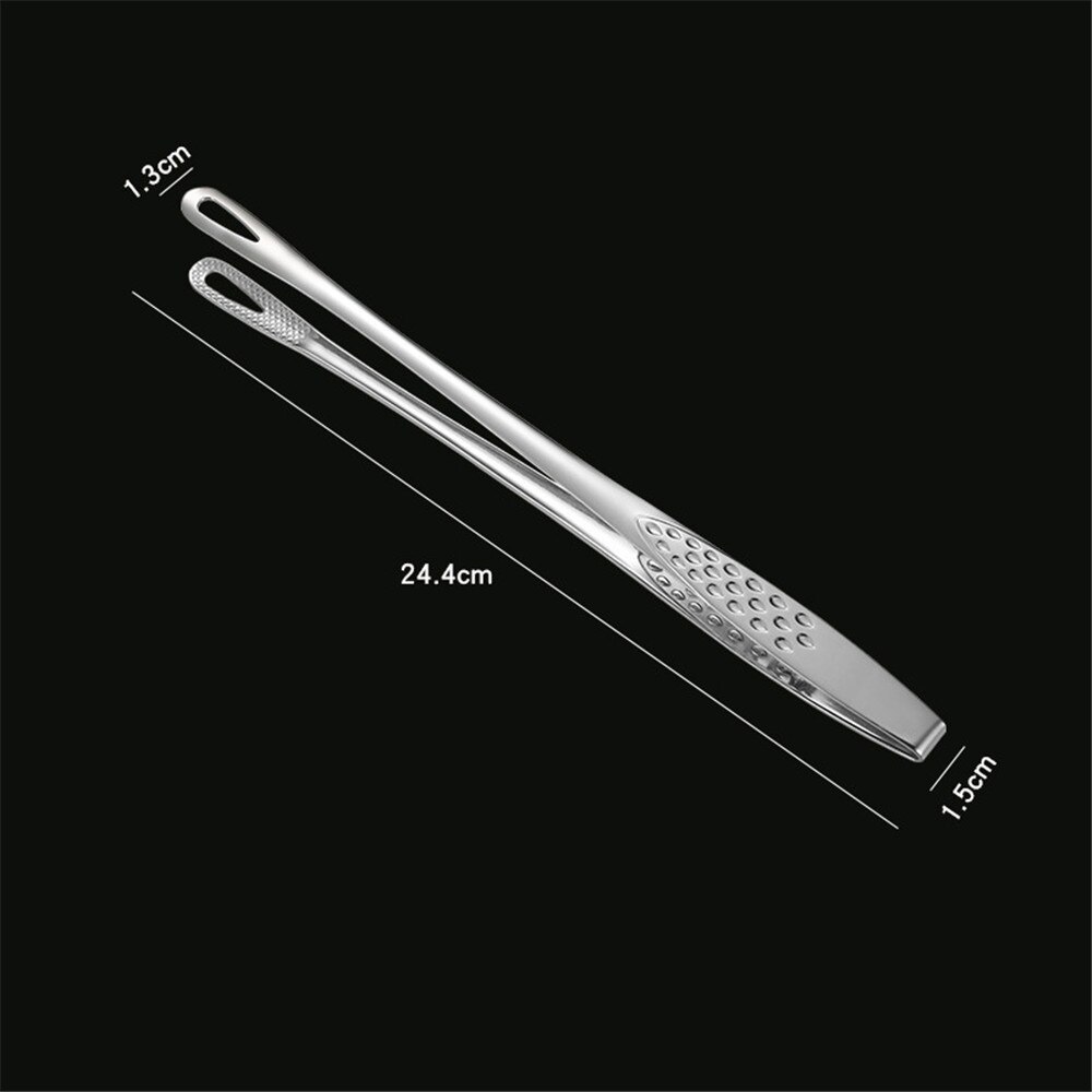 Stainless Steel Food Tongs Kitchen Utensils Buffet Cooking BBQ Tool No-stick Bread Salad Clip Pastry Barbecue Meat Clamp