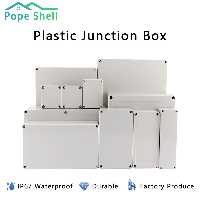 IP67 Waterproof Junction Box F Series Plastic Outdoor ABS Sealed Wiring Junction Enclosure for Electrical Instrument Project