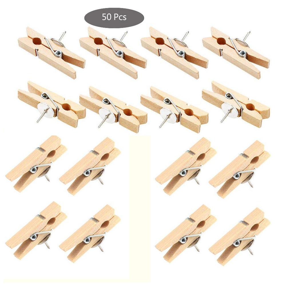 50 Pcs Push-Pins Clips Tacks Clips Daumen Clips Wand Clips mit Pins für Kork Boards Kabine Wände Mit Kunst projekte Fotos: A