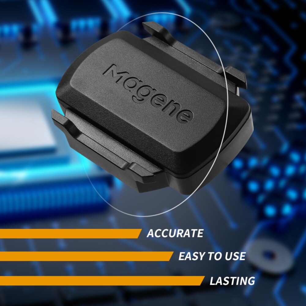 Gemini210 Bluetooth-compatible Speed Sensor Wireless Speedometer Waterproof Bike Speed Measuring Tool