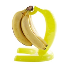 Yellow Banana Shape Displaying Banana Hanger Rack Fruit Fresh Keeping LivingRoom Storage Bananas Hook Holder for Home Decoration