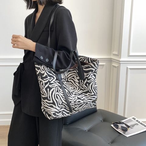 Damskie wzór zebry 3 sztuk torba typu posłaniec dużego ciężaru, marka moda Pu na długim pasku torba, skrzynki sprzęgło, 18 Cal torba na ramię