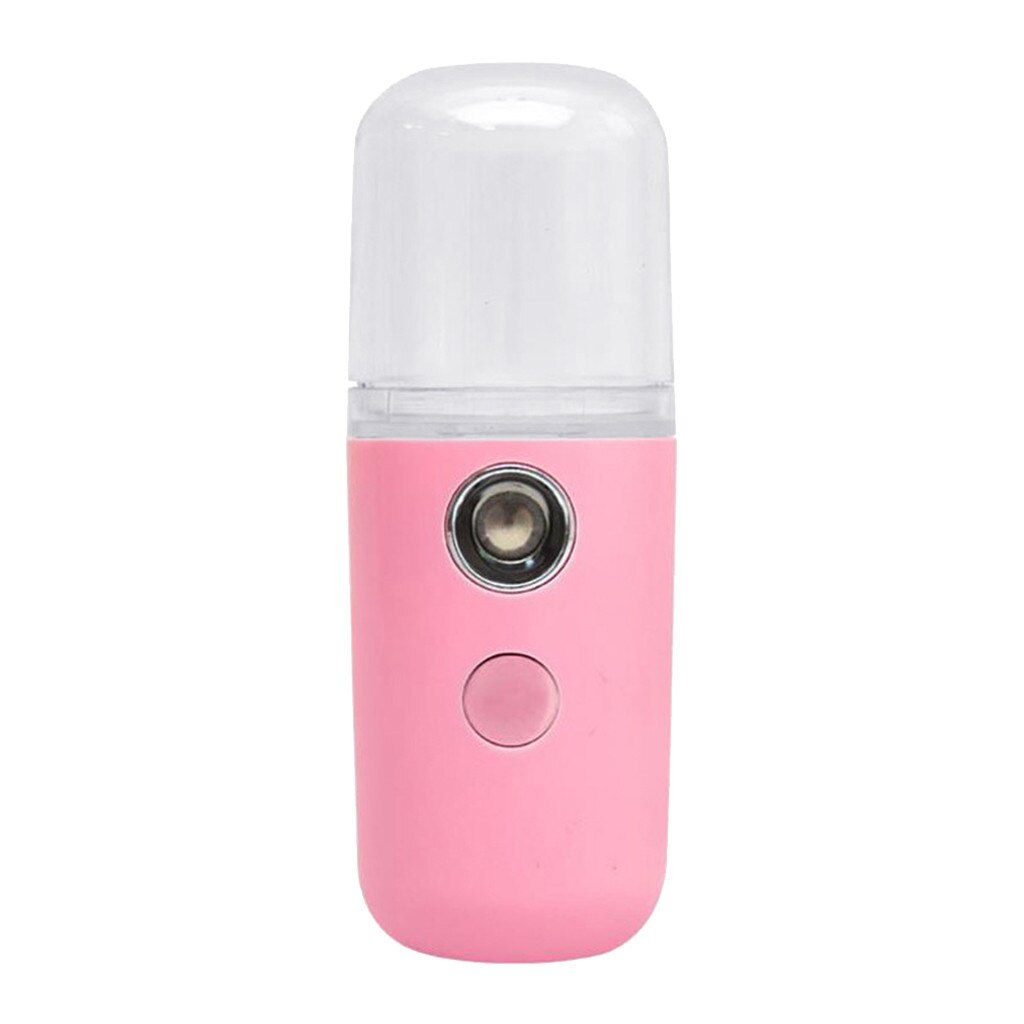 Usb Nano Gezicht Mist Spray Machine Gezicht Hydraterende Verneveling Spuit Gezicht Stoomboot Draagbare Nano Gezicht Spuit Humidifie: Pink 