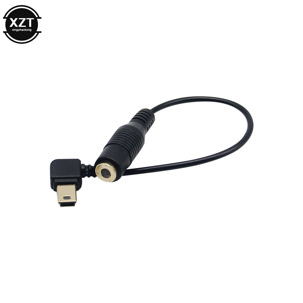 Micrófono de 3,5mm Mini USB micrófono externo adaptador de Audio Cable de transferencia para GoPro Hero 4 3 + accesorios de Cámara de Acción