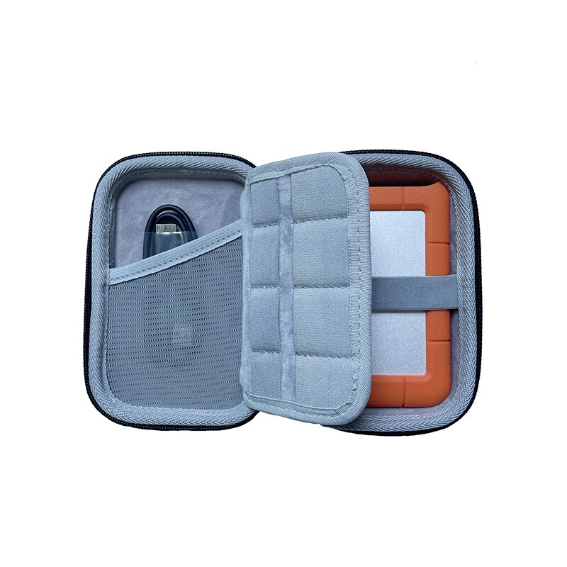 Mode Draagbare Draagtas Voor Lacie Rugged 2.5 Inch Harde Schijf Opbergtas Set Box