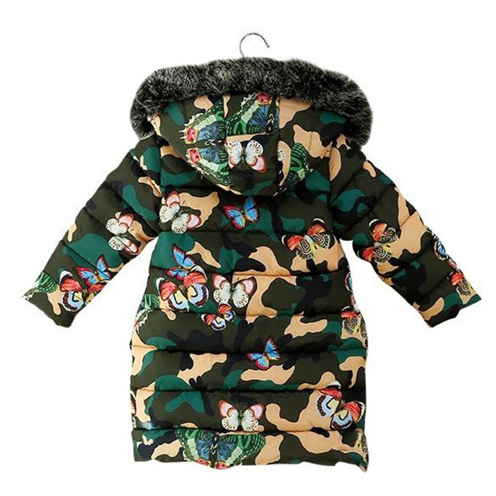 Mädchen unten Mantel cartoonhooded Parkas Mantel für 3-12Jahre mädchen freundlicher freundlicher jacke unten Mantel Winter oberbekleidung dicke kleidung