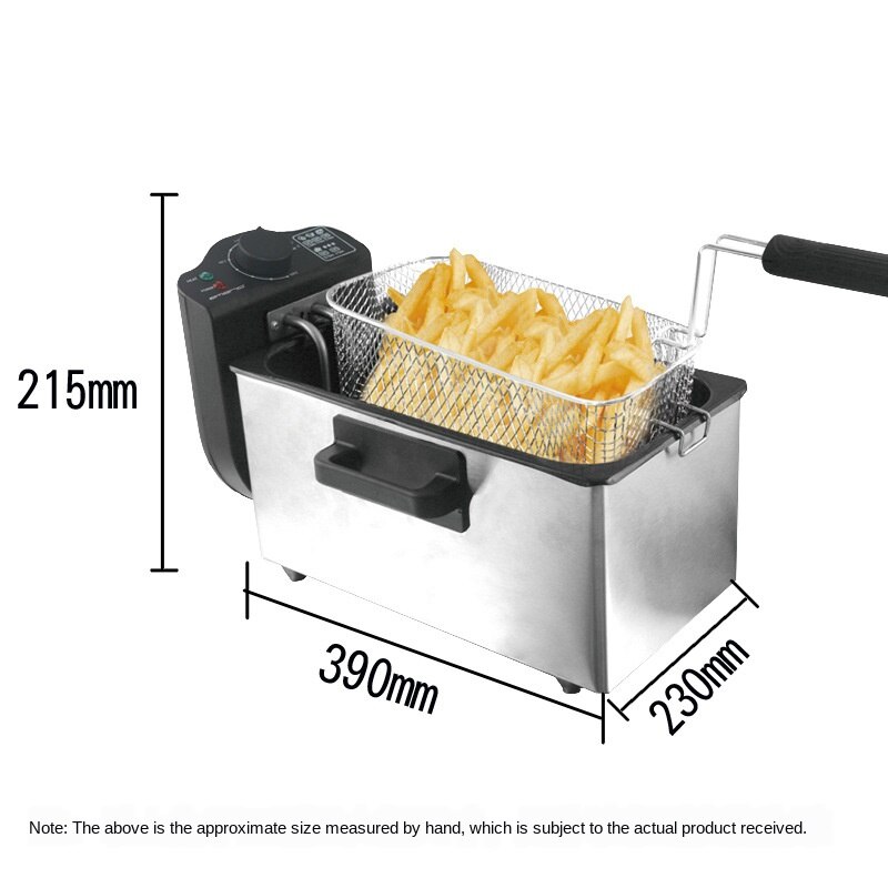 Deep Frying Pan Fries Machine Sootless Automatic Constant Temperature Fryer