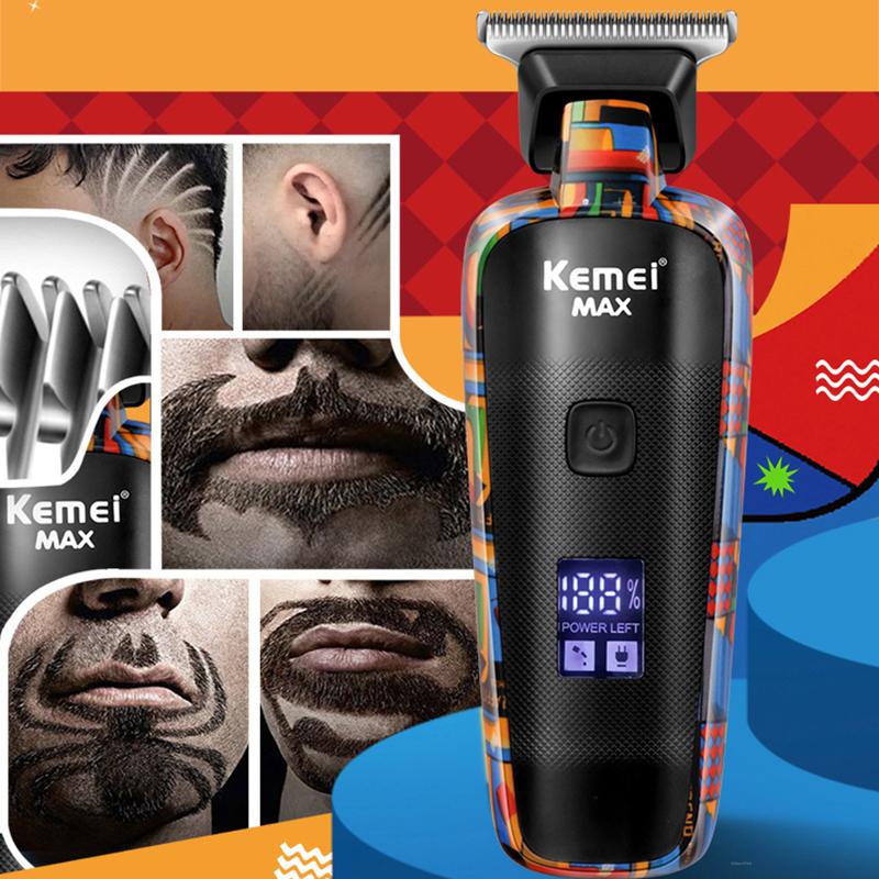 Cortadora de pelo eléctrica multifuncional para el hogar, maquinilla de afeitar con impresión de Graffiti enchufe de carga USB, doble uso maquinilla de afeitar masculina maquina de cortar cabello maquina afeitar hombre