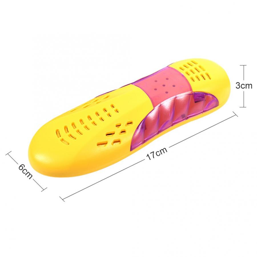 Uv lys sko tørretumbler vinter sko deodorization sterilisering affugte enhed boot sko varmelegeme tørring maskine 220v 10w
