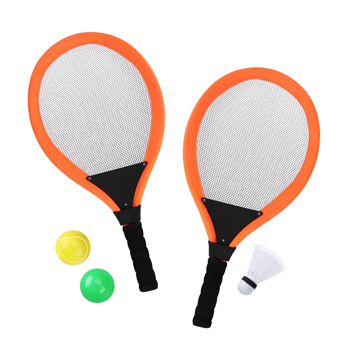 Badmintonset, tennisracket, watertennisracket, tennisballen voor kinderen: Default Title