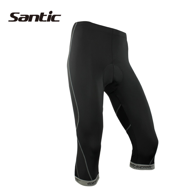 Santic Fiets Mannen & 3/4 Shorts-Trace Met 4D Coolmax Pad Rijden Fiets Korte Broek Sportkleding Fiets Kleding apparatuur