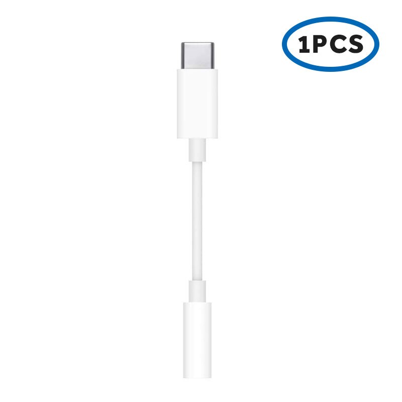 Joyker Type C 3.5 Jack Oortelefoon Kabel Usb C Naar 3.5Mm Aux Hoofdtelefoon Adapter Voor Huawei P30 P20 Pro leeco Le 2 Max C Usb Kabel: 1PCS