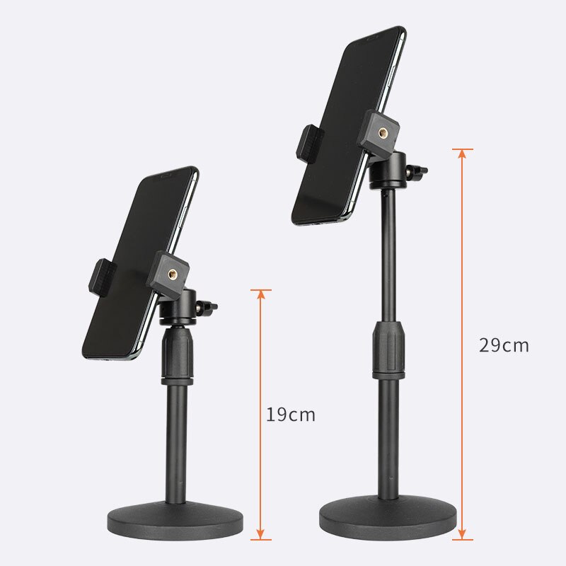 Tabletop Tripod For Phone iPad Live Broadcast Mobile Phone Stand Tripode Desktop Lazy Stand Adjustable Class Video Selfie Holder