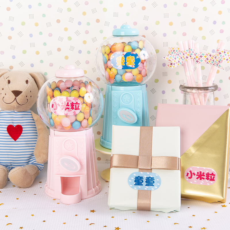 Decoratieve Spaarpot Goedkope Mini Machine Snoep Dispenser Sweets Box Transparant Grappig Spaarpot Skarbonka Home Decor HX50MB