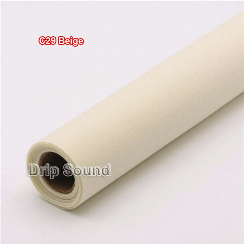 1.48 x 1 meter højttaler selvklæbende filt klud subwoofer strip patch lydabsorption anti-seismisk dekorativ ktv fase  c22-c30: C29 beige