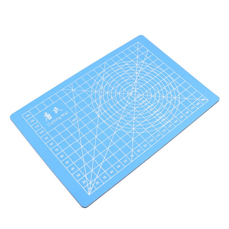 A5 Pvc Snijden Mat Pad Patchwork Cut Pad Duurzaam Patchwork Gereedschap Diy Handgemaakte Self-Healing Snijden Plaat Art Tool kits: Blauw