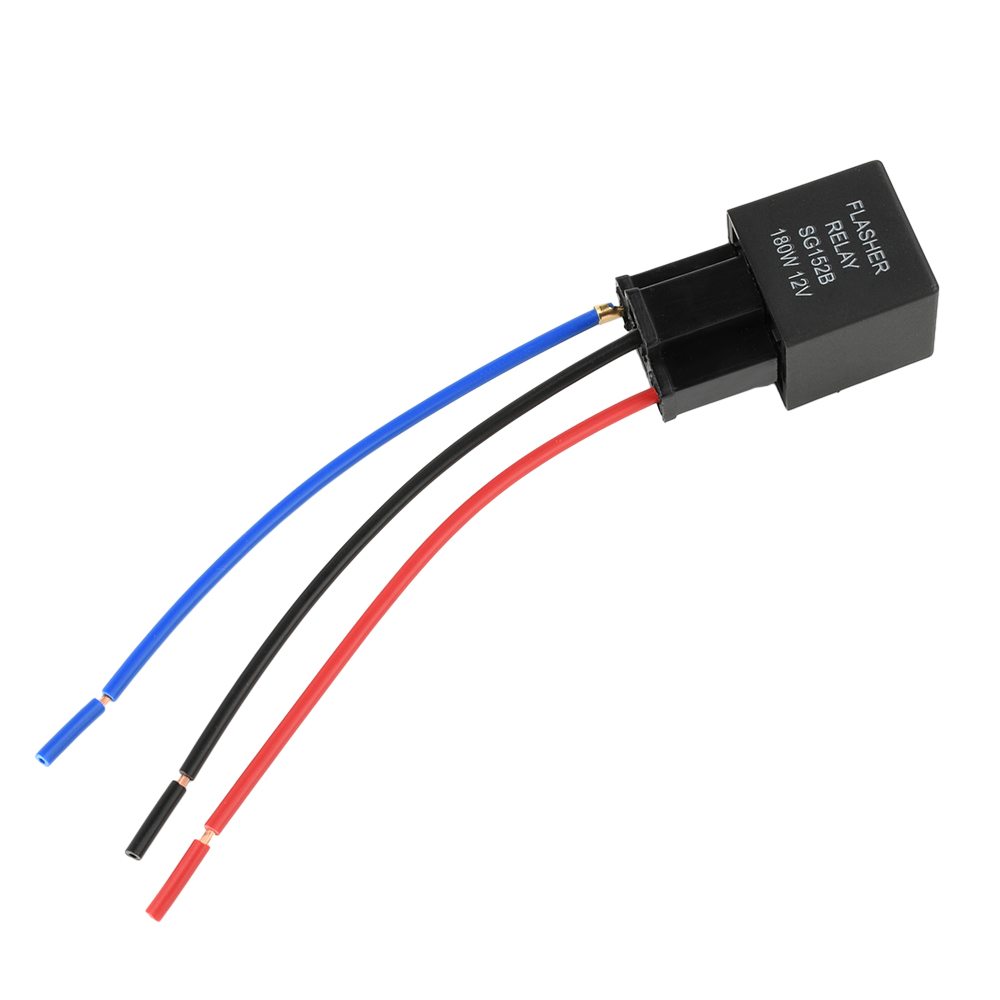 DC12V DC24V car relay 180W 5A-10A car flasher car and motorcycle steering relay 3 pin flash relay electronic module