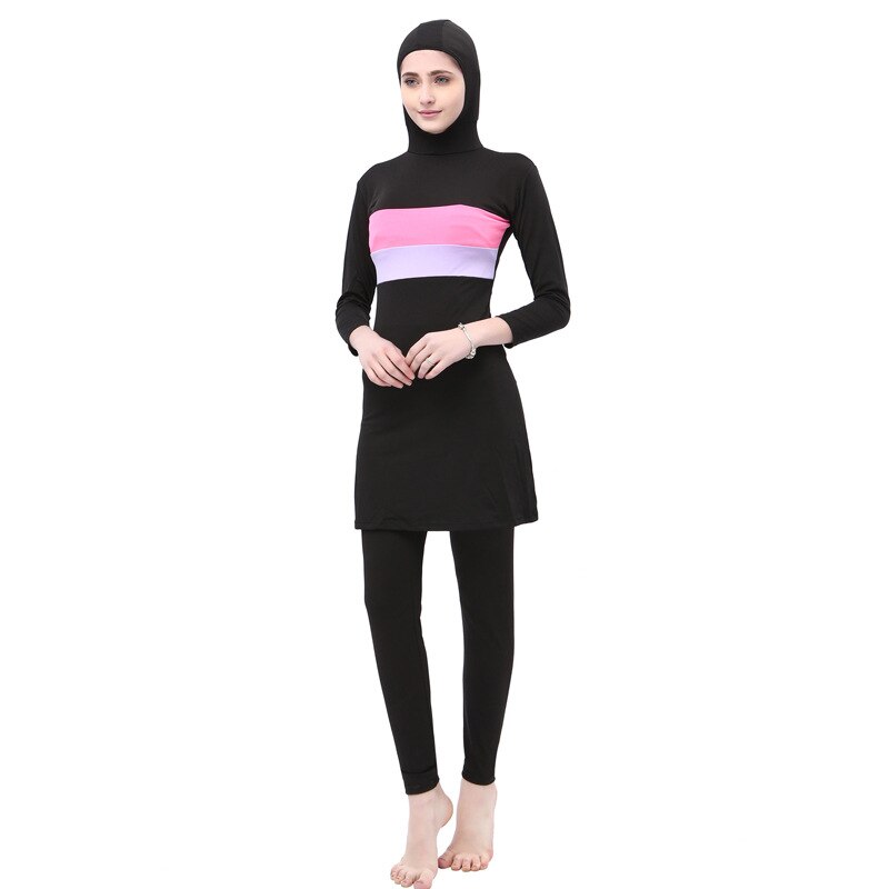 Muslim Swimming Women Modest Coverage Hijab Plus Size Muslim Swimwear Bathing Suit Beach Swimsuit For Arabian Burkinis