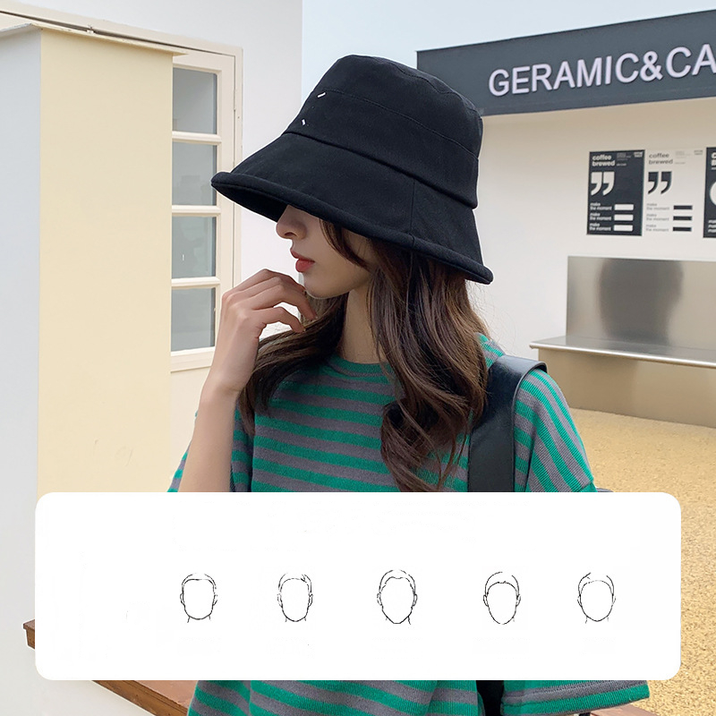 Sombrero de cubo con de patrón de cuasi-Centro para mujer, gorro deportivo informal, con protección UV, estilo Hip Hop, para parejas