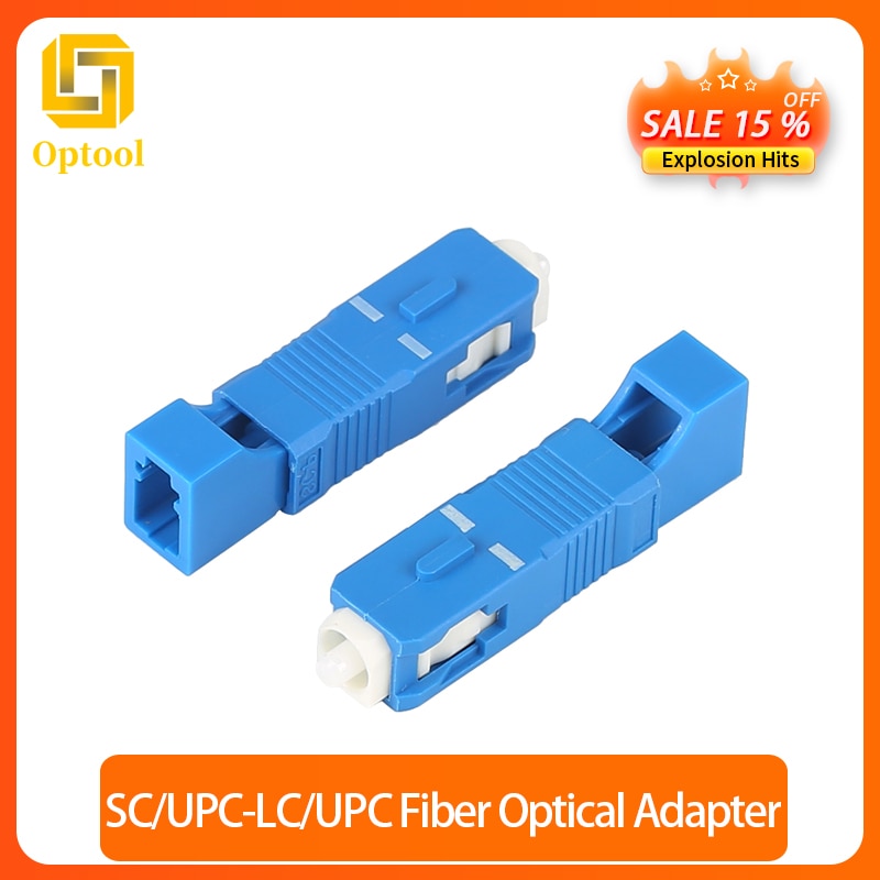 SC Male to LC Female Fiber Optic Adapter SC/UPC-LC/UPC SM-9/125 Hybrid Optical Adaptor connector