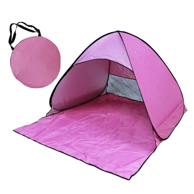 Tenda da spiaggia completamente automatica senza tenda parasole ventilazione protezione solare tenda portatile impermeabile di qualità leggera