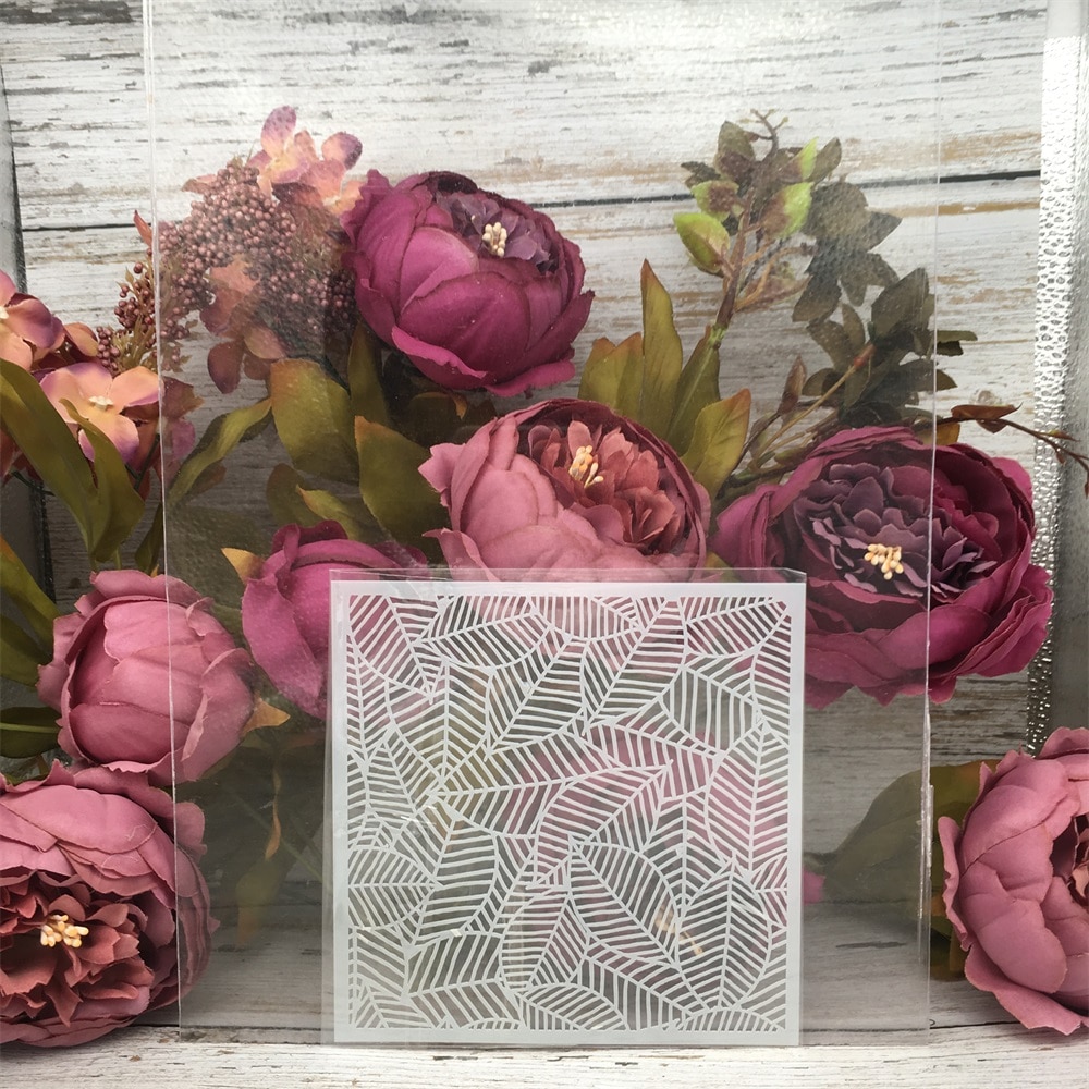 12 stuks bloemen sjablonen voor ambachten herbruikbare