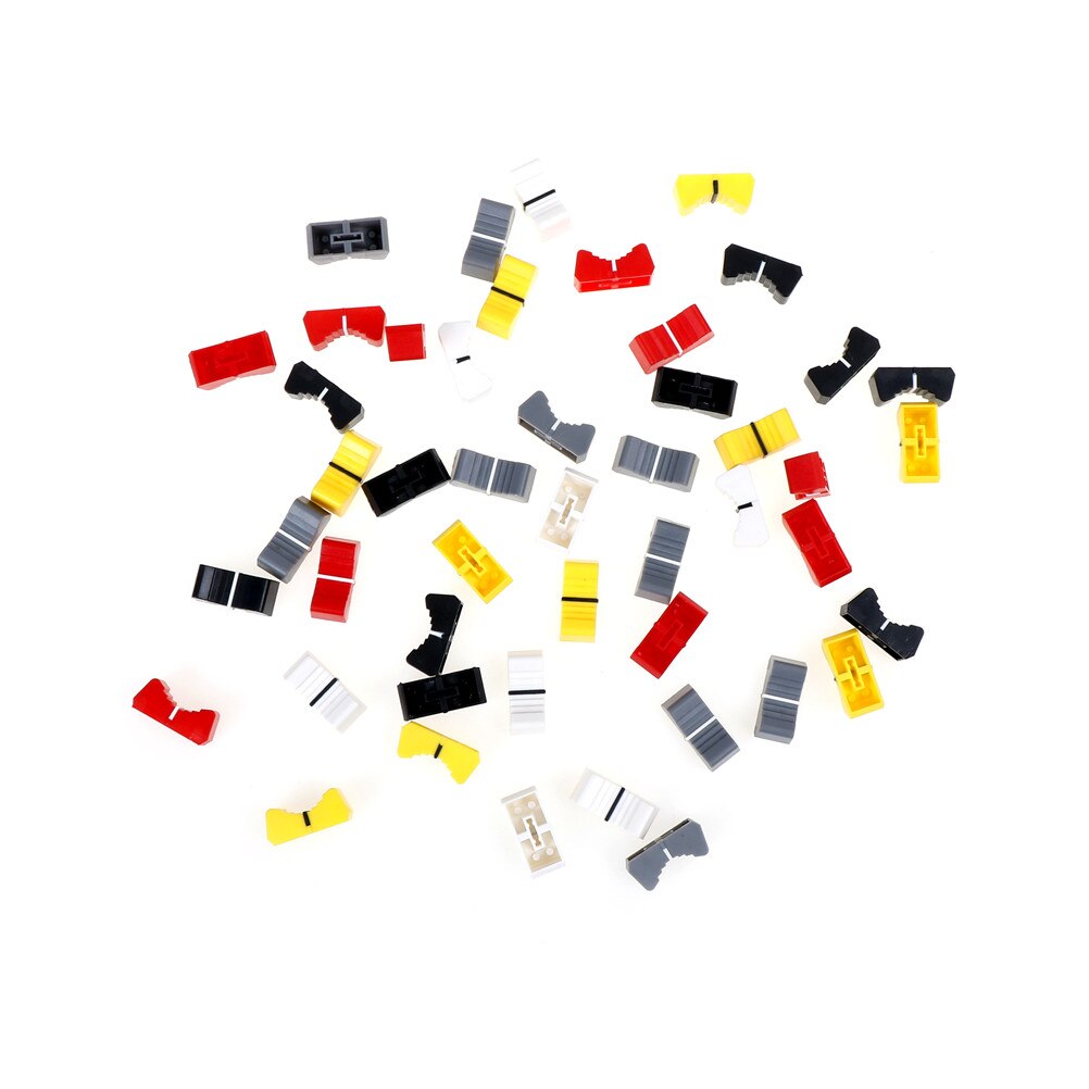 10Pcs 8Mm Fader Knop Cap Touch Gevoelige Slider Geribbelde Mixer Bureau Switch Knop Cap