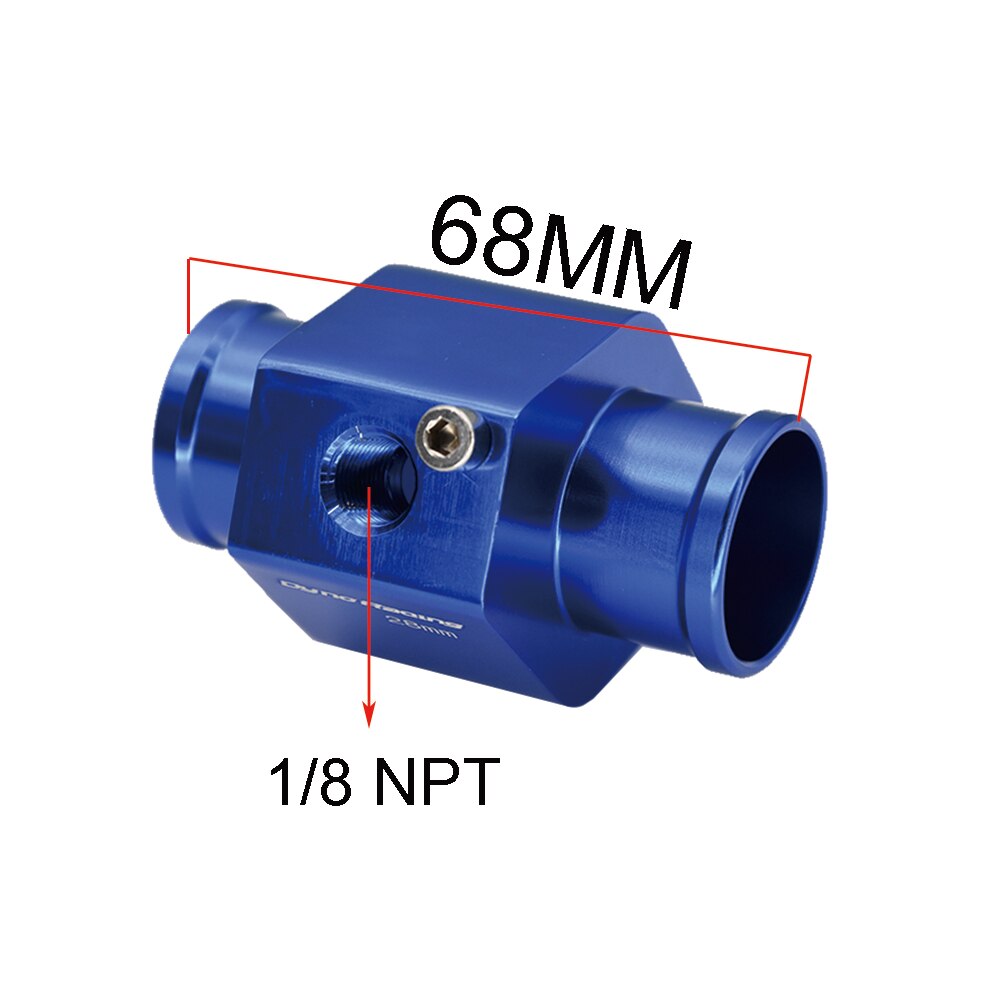 Indicador de temperatura de agua para coche, medidor de temperatura de agua con Sensor, luz LED azul, 2 ", 52mm, 12V, 40 ~ 120Celsius
